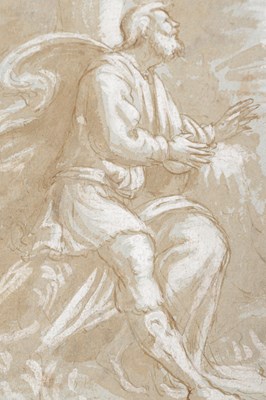 Lot A 16TH CENTURY VENETIAN PEN AND INK WATERCOLOUR