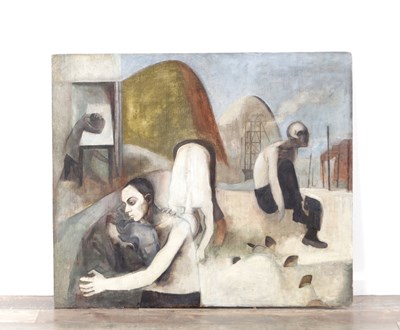Lot 927 - A 20TH CENTURY SPANISH SCHOOL OIL ON CANVAS