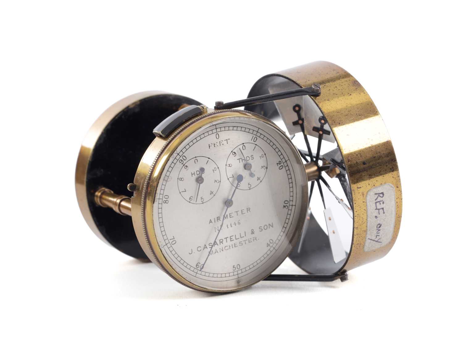 Lot 185 - A 20TH CENTURY AIR METER BY J. CASARTELLI & SONS OF MANCHESTER