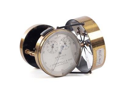 Lot 185 - A 20TH CENTURY AIR METER BY J. CASARTELLI & SONS OF MANCHESTER