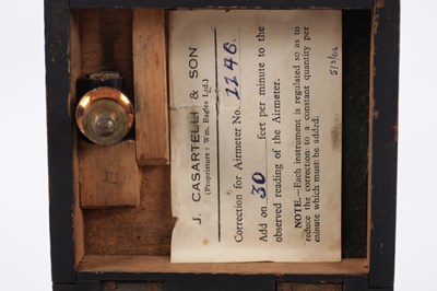 Lot 185 - A 20TH CENTURY AIR METER BY J. CASARTELLI & SONS OF MANCHESTER