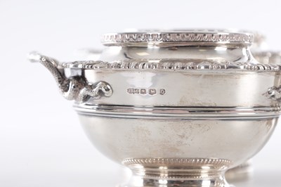 Lot 446 - A GEORGE V FIVE PIECE TEA SERVICE