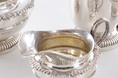 Lot 446 - A GEORGE V FIVE PIECE TEA SERVICE