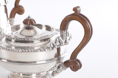 Lot 446 - A GEORGE V FIVE PIECE TEA SERVICE