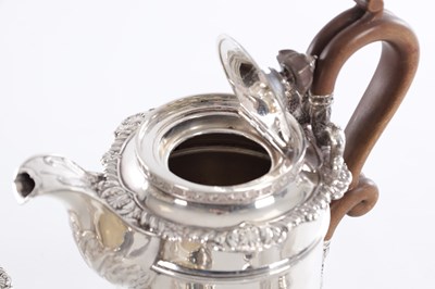 Lot 446 - A GEORGE V FIVE PIECE TEA SERVICE