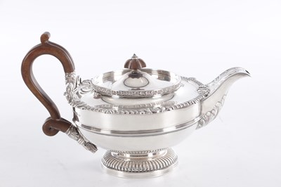 Lot 446 - A GEORGE V FIVE PIECE TEA SERVICE