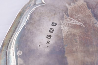 Lot 442 - A LATE 18TH CENTURY SILVER SALVER