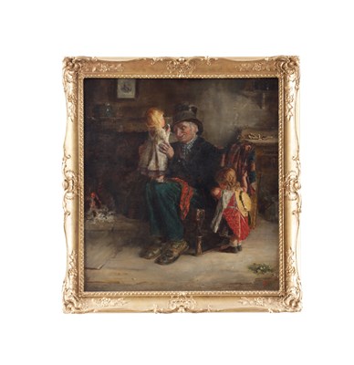 Lot 873 - A 19TH CENTURY OIL ON CANVAS