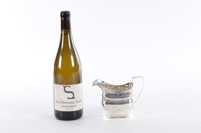 Lot 409 - A GEORGE III IRISH SILVER CREAM JUG