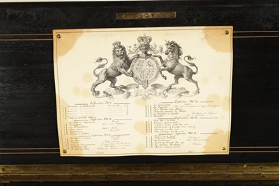 Lot 768 - A LATE 19TH CENTURY INTERCHANGEABLE MUSIC BOX