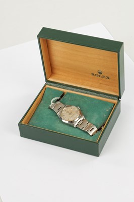 Lot 343 - A GENTLEMAN'S 1970S STEEL ROLEX OYSTER PERPETUAL DATE WRISTWATCH
