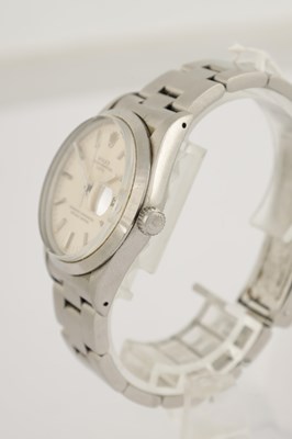 Lot 343 - A GENTLEMAN'S 1970S STEEL ROLEX OYSTER PERPETUAL DATE WRISTWATCH