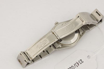 Lot 343 - A GENTLEMAN'S 1970S STEEL ROLEX OYSTER PERPETUAL DATE WRISTWATCH
