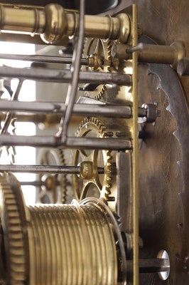 Lot 980 - THOMAS WHEELER, LONDINI FECIT. A LATE 17TH CENTURY 11" EIGHT-DAY WALNUT AND PANELLED MARQUETRY LONGCASE CLOCK