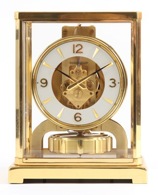 Lot 532 - A JAEGER-LECOULTRE ATMOS CLOCK with gilt brass...