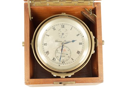 Lot 974 - THOMAS MERCER, A 20TH CENTURY TWO-DAY MARINE CHRONOMETER
