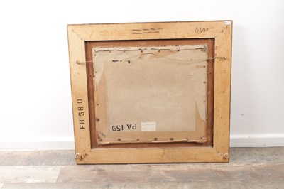 Lot 893 - WILLIAM GUNNING KING (1859-1940) BRITISH. AN EARLY 20TH CENTURY OIL ON CANVAS DEPICTING A FARM SCENE