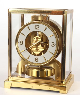 Lot 533 - A JAEGER-LECOULTRE ATMOS CLOCK with gilt brass...