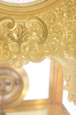 Lot 941 - CHARLES OUDIN, 52 PALAIS ROYAL. A LARGE AND RARE LATE 19TH CENTURY FRENCH YEAR-GOING FOUR-GLASS TABLE CLOCK