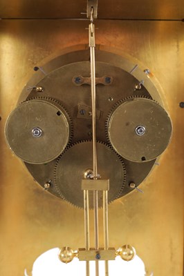 Lot 941 - CHARLES OUDIN, 52 PALAIS ROYAL. A LARGE AND RARE LATE 19TH CENTURY FRENCH YEAR-GOING FOUR-GLASS TABLE CLOCK