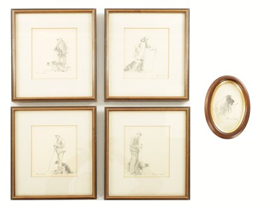 Lot 852 - BRIAN IRVING (1931-2013) A COLLECTION OF FOUR SKETCHES