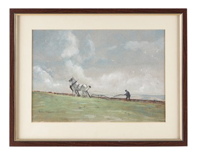 Lot 892 - BRIAN IRVING (1931-2013) A PENCIL AND WATERCOLOUR SKETCH