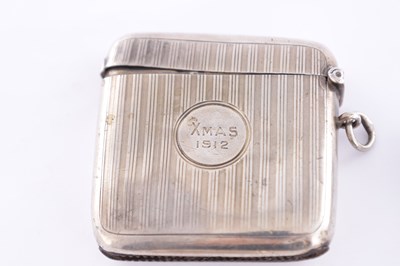 Lot 407 - A COLLECTION OF SIX 20TH CENTURY SILVER VESTA CASES
