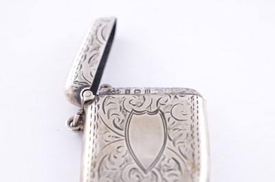 Lot 407 - A COLLECTION OF SIX 20TH CENTURY SILVER VESTA CASES