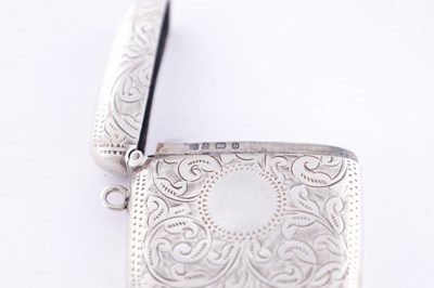 Lot 407 - A COLLECTION OF SIX 20TH CENTURY SILVER VESTA CASES