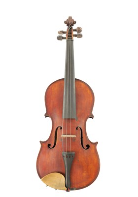 Lot 782 - AN ANTIQUE VIOLIN BEARING LABEL J DANKS, KATES HILL, DUDLEY, JANUARY 1929