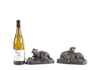 Lot 663 - BUCI. A PAIR OF 19TH CENTURY PATINATED BRONZE SCULPTURES