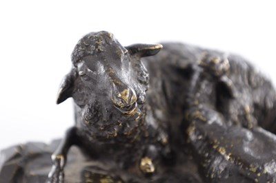 Lot 663 - BUCI. A PAIR OF 19TH CENTURY PATINATED BRONZE SCULPTURES