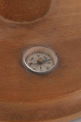 Lot 757 - A 20TH CENTURY TERRESTRIAL GLOBE WITH COMPASS