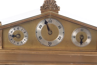Lot 1103 - THWAITES & REED, LONDON. A 20TH CENTURY CONGREVE ROLLING BALL CLOCK
