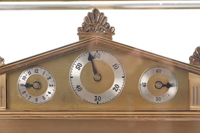 Lot 1103 - THWAITES & REED, LONDON. A 20TH CENTURY CONGREVE ROLLING BALL CLOCK