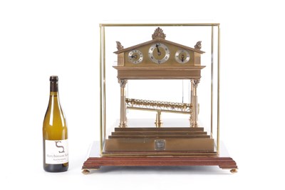 Lot 1103 - THWAITES & REED, LONDON. A 20TH CENTURY CONGREVE ROLLING BALL CLOCK