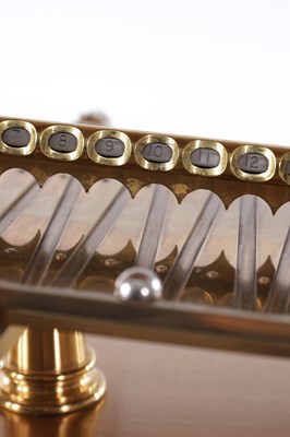 Lot 1103 - THWAITES & REED, LONDON. A 20TH CENTURY CONGREVE ROLLING BALL CLOCK