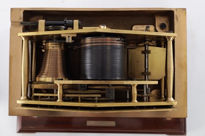 Lot 1103 - THWAITES & REED, LONDON. A 20TH CENTURY CONGREVE ROLLING BALL CLOCK