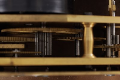 Lot 1103 - THWAITES & REED, LONDON. A 20TH CENTURY CONGREVE ROLLING BALL CLOCK