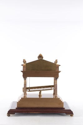 Lot 1103 - THWAITES & REED, LONDON. A 20TH CENTURY CONGREVE ROLLING BALL CLOCK