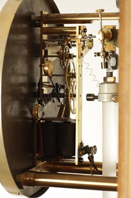 Lot 1026 - KARL SATORI, WIEN. A VIENESE WALNUT WALL MOUNTED REGULATOR MASTER CLOCK