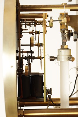 Lot 1026 - KARL SATORI, WIEN. A VIENESE WALNUT WALL MOUNTED REGULATOR MASTER CLOCK