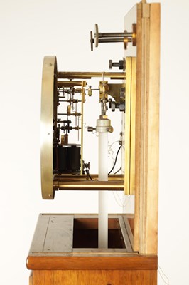 Lot 1026 - KARL SATORI, WIEN. A VIENESE WALNUT WALL MOUNTED REGULATOR MASTER CLOCK