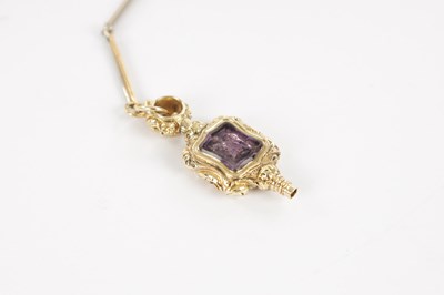 Lot 362 - JAMES PIKE, ELTHAM. A GEORGE III GOLD REPOUSE PAIR CASED POCKET WATCH AND CHAIN