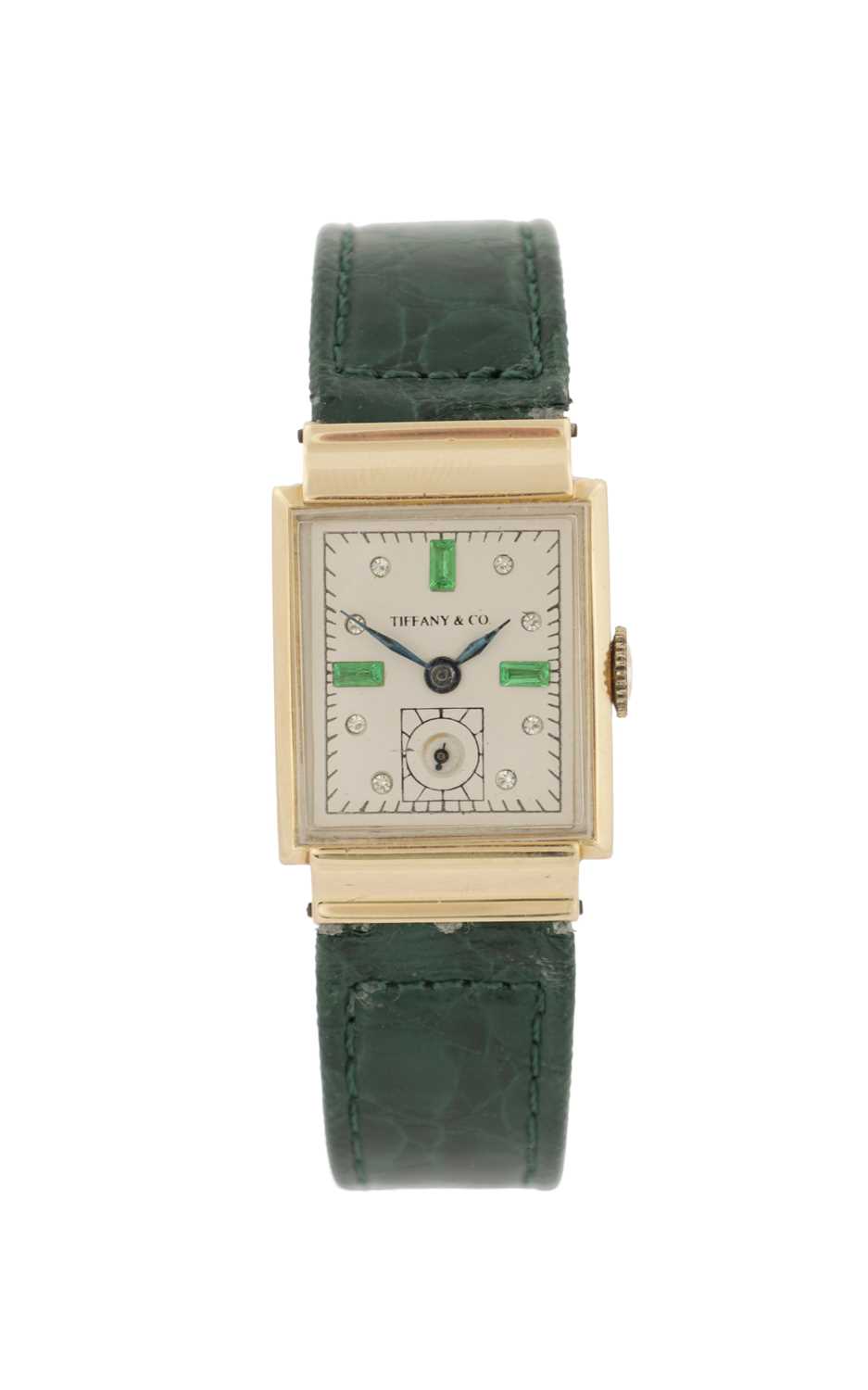 Lot 304 - A 1940’S 14CT GOLD TIFFANY & CO. WRISTWATCH