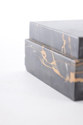 Lot 609 - A STYLISH ART DECO PATINATED BRONZE SCULPTURE DEPICTING A DANCING GIRL AND BORZOI