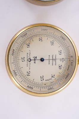 Lot 760 - A COLLECTION OF THREE EARLY 20TH CENTURY POCKET BAROMETERS