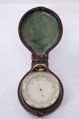 Lot 760 - A COLLECTION OF THREE EARLY 20TH CENTURY POCKET BAROMETERS