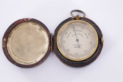 Lot 760 - A COLLECTION OF THREE EARLY 20TH CENTURY POCKET BAROMETERS