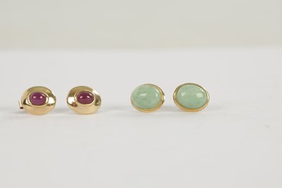 Lot 260 - A COLLECTION OF THREE PAIRS OF 9CT GOLD EARRINGS